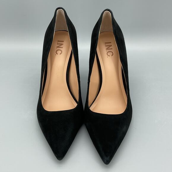 NEW INC Women’s Shelya Leather Pumps Black Size 8.5M - Picture 3 of 11
